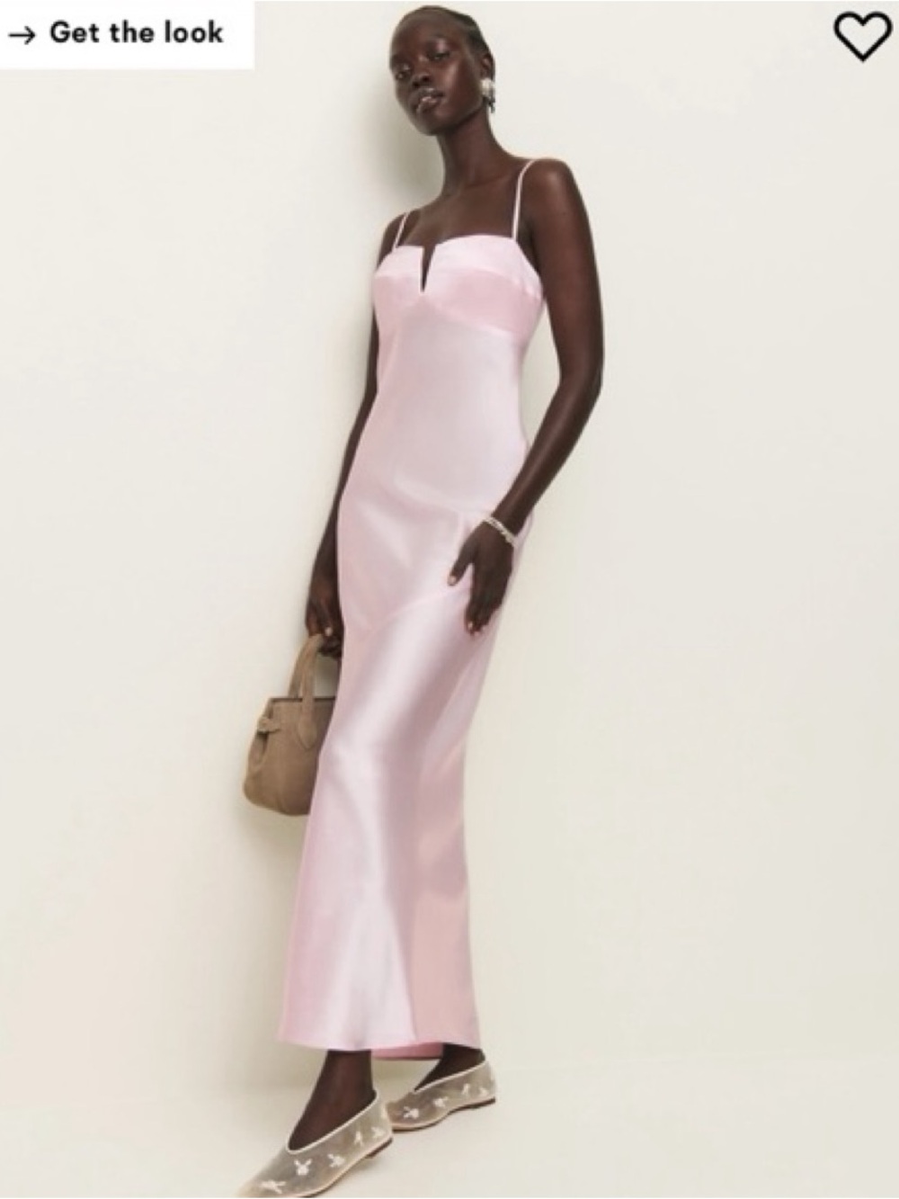 Reformation Brie Silk Dress